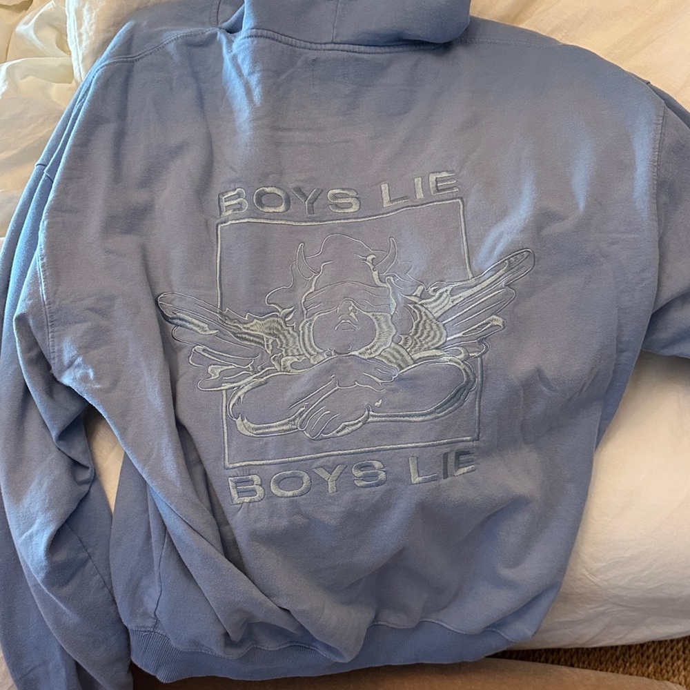 Blue Boys Lie Matching Set